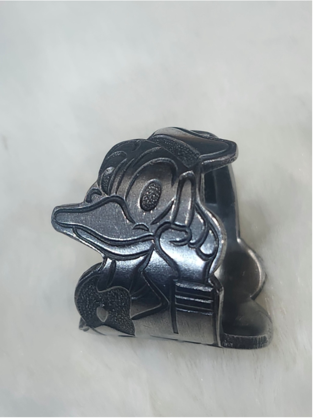 Donald Duck Stainless Steel ring size 11 Cartoon Character Silverwear Jewelry